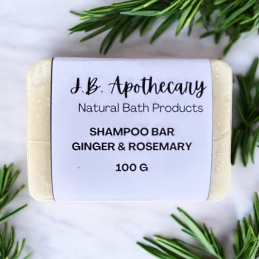 Ginger & Rosemary Shampoo Bar